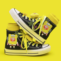 Cute Cartoon Sponge Print High Top Shoes  - 3 colors - Thumbnail 4