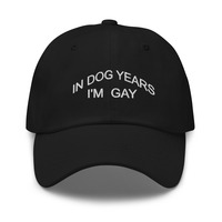Free Shipping-IN DOG YEARS I'M GAY CAP - Thumbnail 1