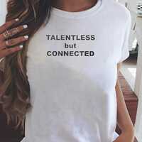 Free Shipping-TALENTLESS BUT CONNECTED TEE - Thumbnail 1