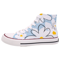 New flower hand-painted shoes - Thumbnail 5