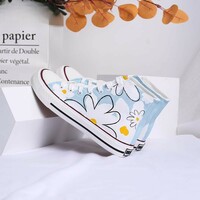 New flower hand-painted shoes - Thumbnail 2