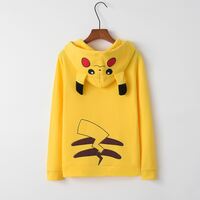 Harajuku fashion fangs cat hoodie - Thumbnail 2