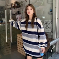 Stripe Oversized Sweatshirt  - Thumbnail 4