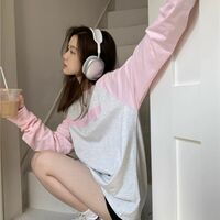 Pink Patchwork Long Sleeve Shirt  - Thumbnail 7