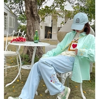 Beige Star Wide Leg Trousers  - Thumbnail 5