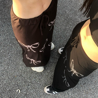 Black Bow A-Line Maxi Skirt  - Thumbnail 6