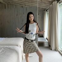 Plaid A-Line Midi Skirt - Thumbnail 6