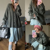 Denim Pleated High Waist Midi Skirt  - Thumbnail 6