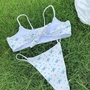 3PCS Floral Bikini Swimsuit Set-1