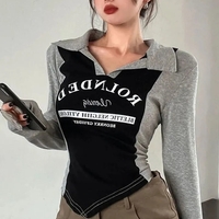 Y2K Collar Long Sleeve Shirt  - Thumbnail 2