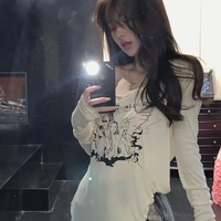 Fairy Graphic Print Long Sleeve T-shirt  - Thumbnail 5