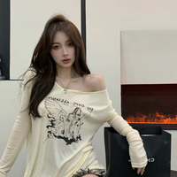 Fairy Graphic Print Long Sleeve T-shirt  - Thumbnail 8