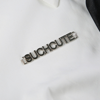 White Butterfly Rhinestone Tie + Long Sleeve Shirt Set - Thumbnail 7