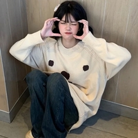 Teddy Bear Knit Pullover  - Thumbnail 4