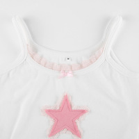 Pink Star Lace Trim Camisole  - Thumbnail 8