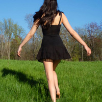 Black Bandage Mesh Sundress  - Thumbnail 4