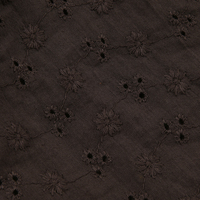 Brown Lace Patchwork Crop Top - Thumbnail 7