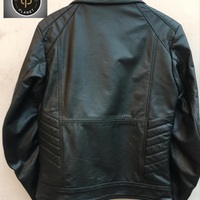 Handmade Men Punk Gold & Sliver Studded Black With Slashed Pockets - Thumbnail 4