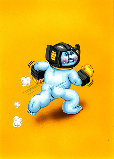 SONNY Streaker / REX Hibitionist Final Art - Trashformers  Series 2 2023