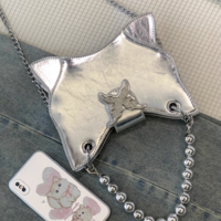 Y2K SILVER BUTTERFLY BAG - Thumbnail 3