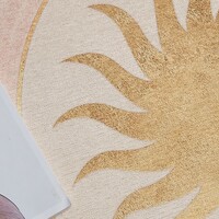 Morning Sun & Stars Modern Chic Soft Mat Rugs Carpets Bedroom Home Decor - Thumbnail 3