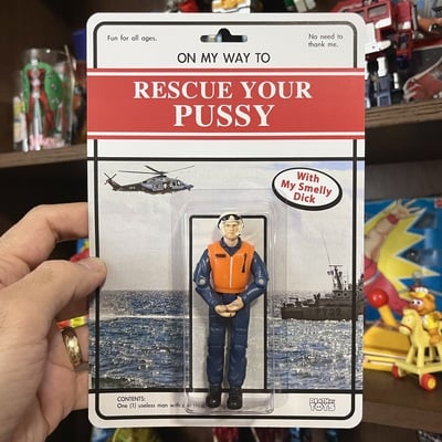 Rescue man action figure