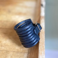 Razors Edge Leather Bands Cuff - Thumbnail 2