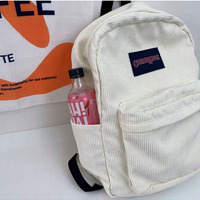 Retro Corduroy Backpack - Thumbnail 6