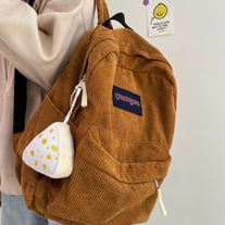 Retro Corduroy Backpack