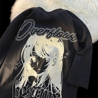 Japanese Manga Girl Shorts Sleeve T-shirt  - Thumbnail 3