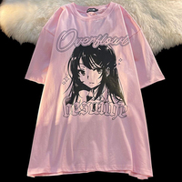 Japanese Manga Girl Shorts Sleeve T-shirt  - Thumbnail 6