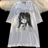 Japanese Manga Girl Shorts Sleeve T-shirt  - Thumbnail 7