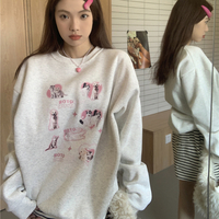 Cat Puppy Print Sweatshirt  - Thumbnail 5