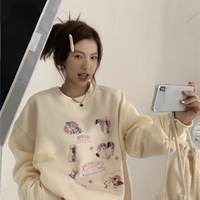 Cat Puppy Print Sweatshirt  - Thumbnail 7