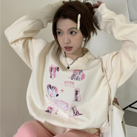 Cat Puppy Print Sweatshirt  - Thumbnail 9