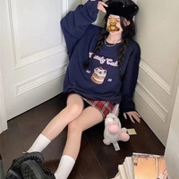 Blue Cake Graphic Print Sweatshirt  - Thumbnail 1