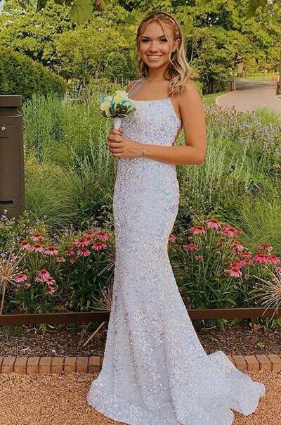 Hot Sale Mermaid Formal Dress Sequin Prom Dresses