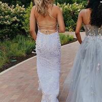 Hot Sale Mermaid Formal Dress Sequin Prom Dresses - Thumbnail 1