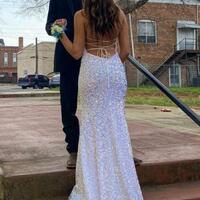 Hot Sale Mermaid Formal Dress Sequin Prom Dresses - Thumbnail 2
