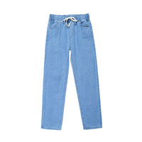 Korean style high waist jeans - Thumbnail 5