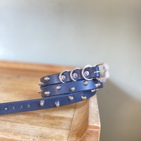 Staggered 1-Row short British stud belt (3 D-Rings) - Thumbnail 5