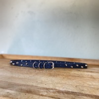 Staggered 1-Row short British stud belt (3 D-Rings) - Thumbnail 9