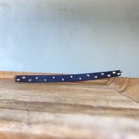 Staggered 1-Row short British stud belt (3 D-Rings) - Thumbnail 3