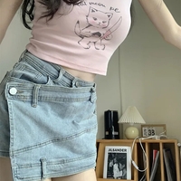 Pink Cat Lace Tank Top - Thumbnail 4