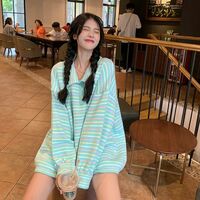 Rainbow Striped Knit Sweater  - Thumbnail 4