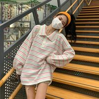 Rainbow Striped Knit Sweater  - Thumbnail 7
