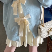 Blue Sweet Bow Sweater  - Thumbnail 6