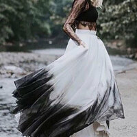 Two Piece Gradient Wedding Dresses Bridal Gown,1597 - Thumbnail 1