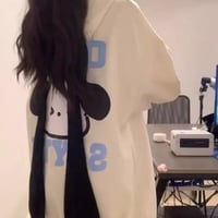 Japanese Dog Long Ears Zip Up Hoodie  - Thumbnail 1