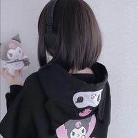 Japanese Anime Cartoon Embroidery Sweatshirt  - Thumbnail 6